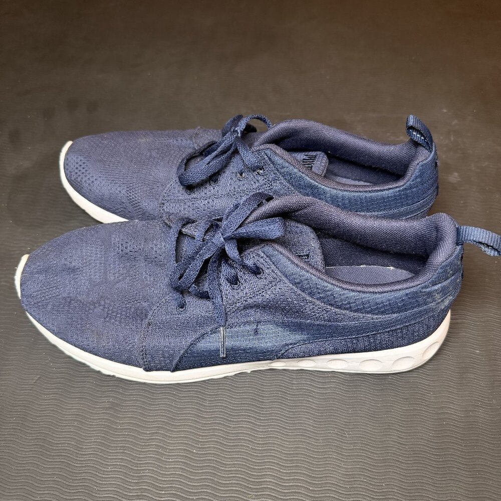 PUMA Men's Blue Knit Mesh Running Sneakers Shoes US 14